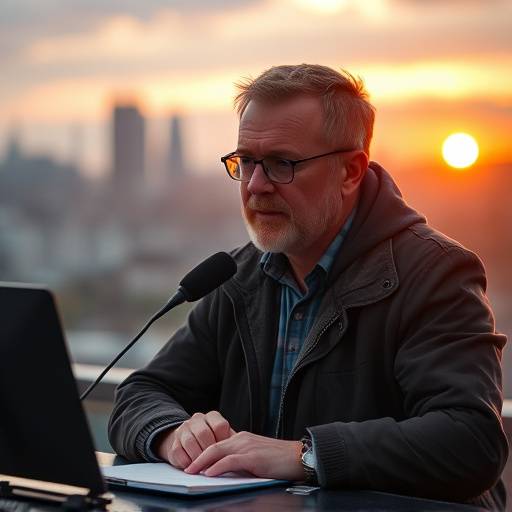 Bilde av Lars under Morgennytt